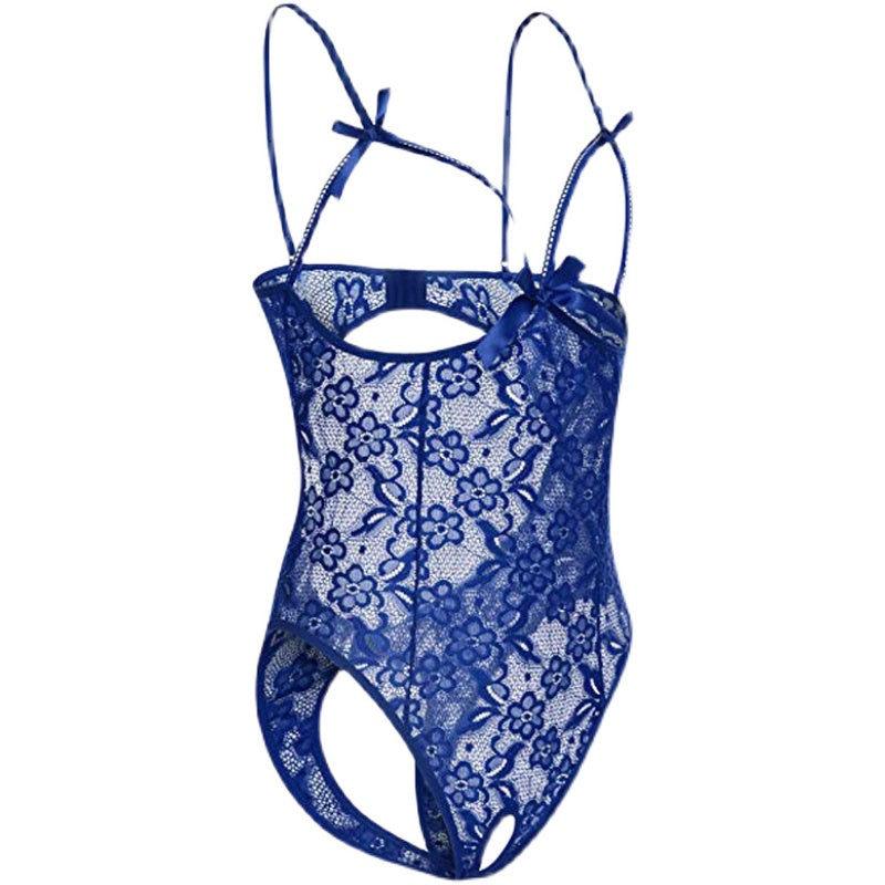 Seamless Women’s Lace Hollow Body-Shaping Bodysuit